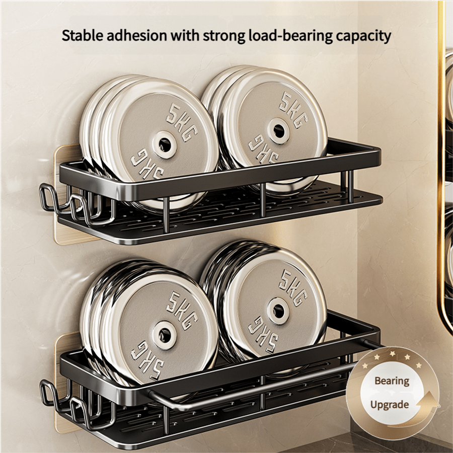 Bathroom Storage Rack Color Black Upgrade Quantity2Pcs