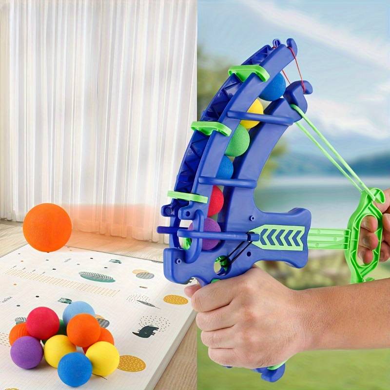Toy Weapons Color Bow  Add  5 Balls  Random Balls   Add  6 Thickened Plastic Canisters
