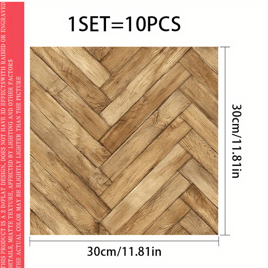 Self Adhesive Floor Stickers 11.81X11.81In30X30Cm