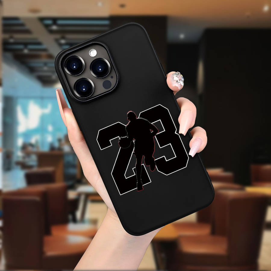 1Pc Black For iPhone XR Player Unique 23 Phone Case