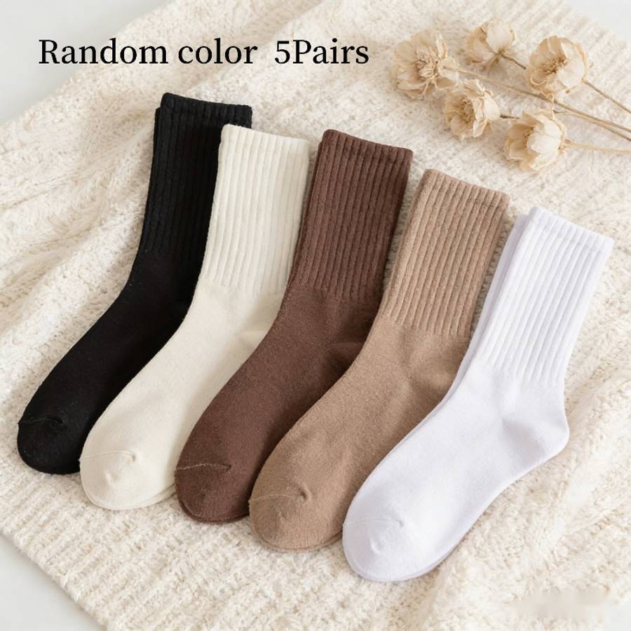 Women S Socks Color Randomcolor5Pairs Size Onesize