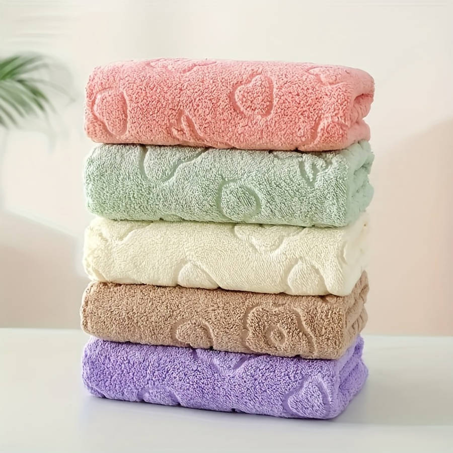 Towel Color Random 5 Pieces Sizescouring Pad