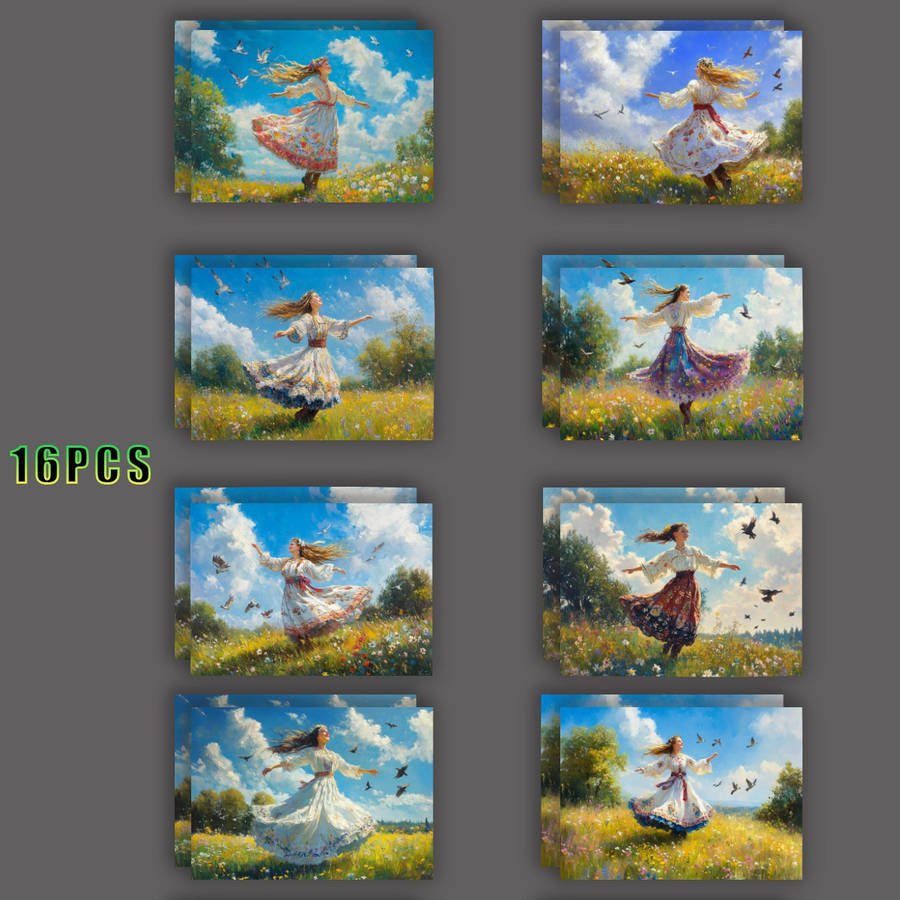 Greeting Cards Quantity 32Pcs