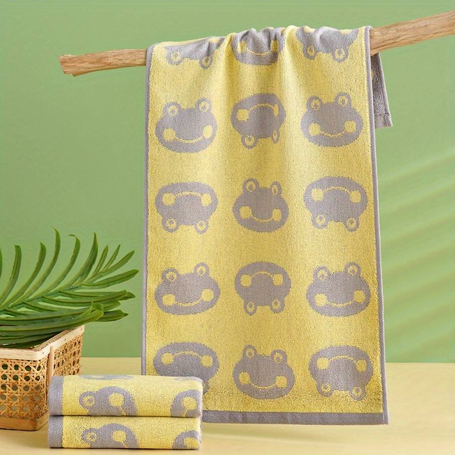 Towel Color Orange  Yellow Quantity2Pcs