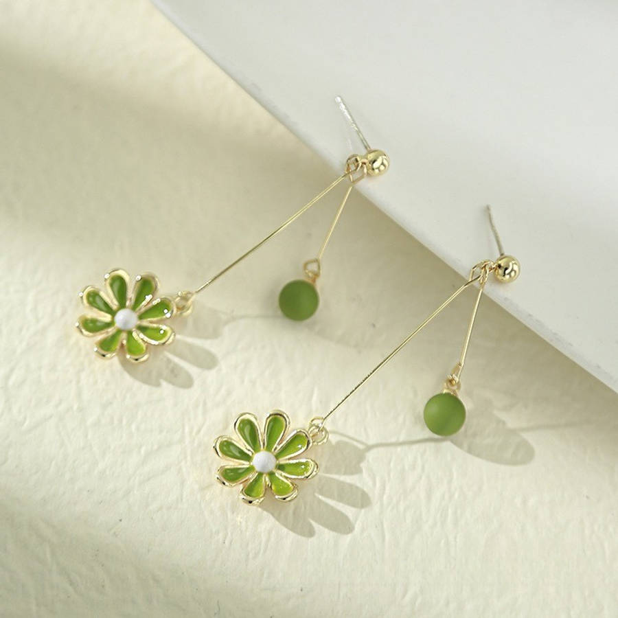 Women S Earrings Color Green