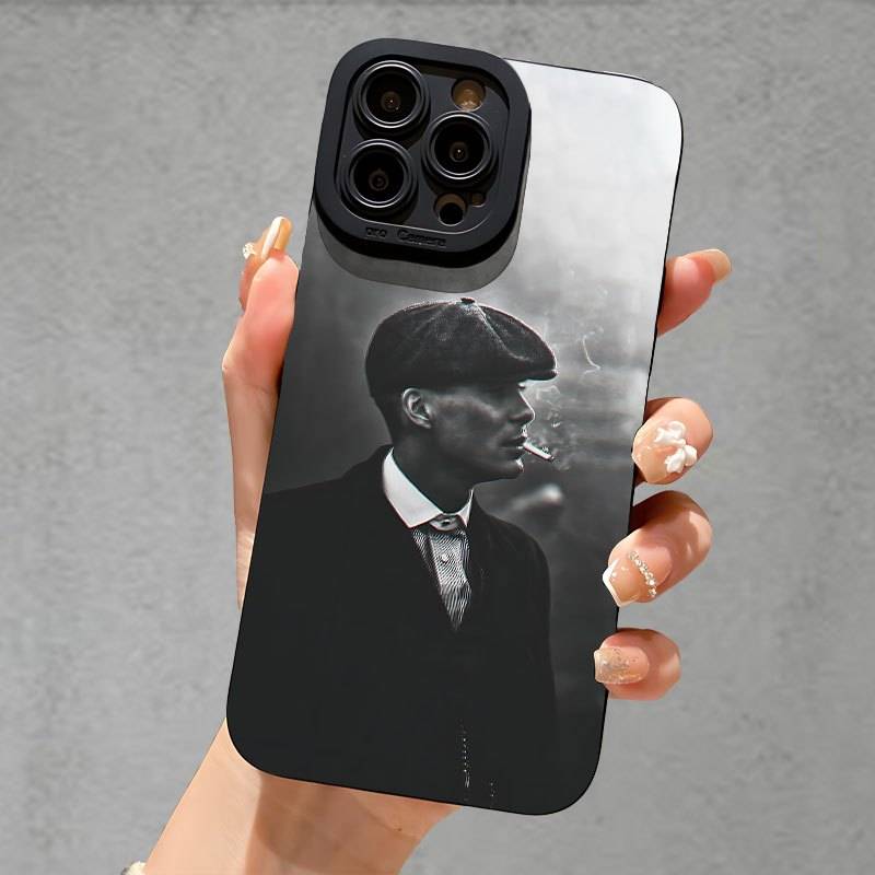 1Pc Black For iPhone 16 Pro Max Phone Case Phone Cover