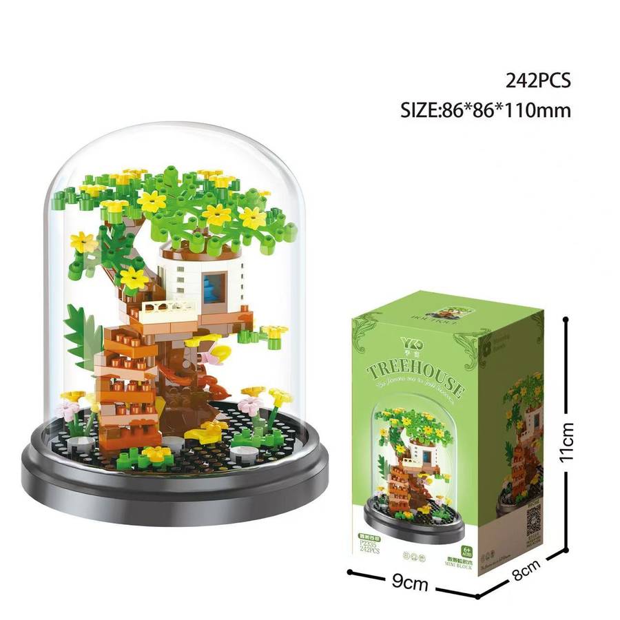 Building Toy Architectural Model Toy Set Style Winter