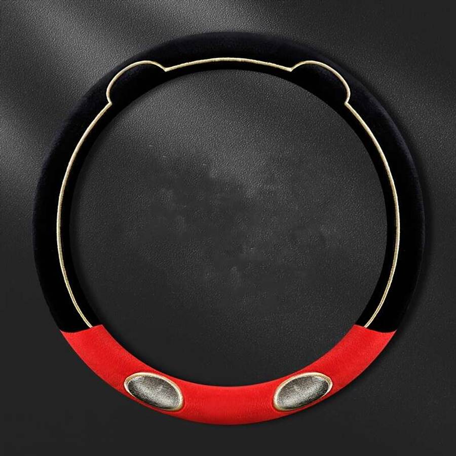 Car Steering Wheel Cover White Model Round