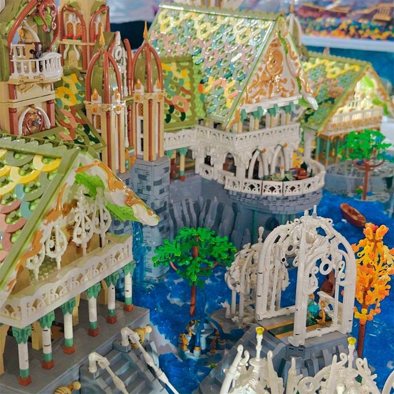 Building Toy Architectural Model Toy Set Model Bk 33243 7140Pcs