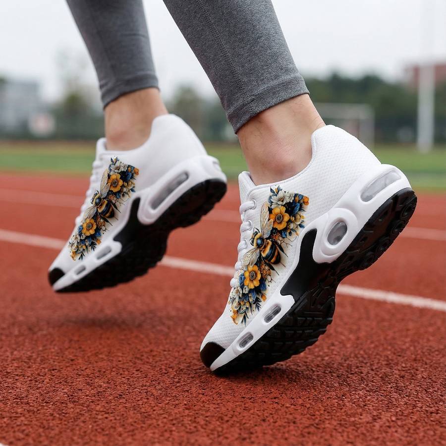 Women S Sneakers Color Black And White Bee Sizeuk 4