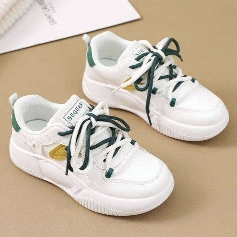 Women S Sneakers Color Green Sizeuk 5.5