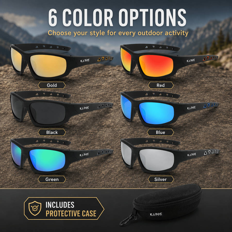 Cycling Glasses Color Black Frame Red Film