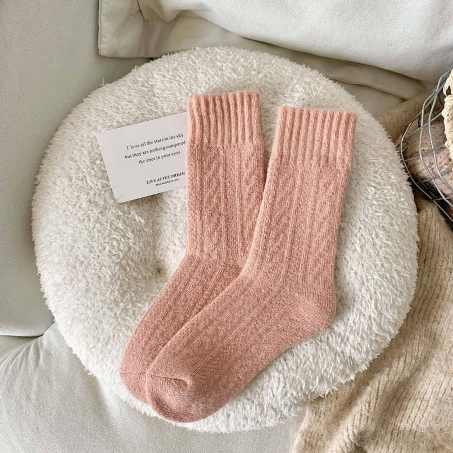Women S Socks Color 5 Pairspink Twisted Doughnut Size Onesize
