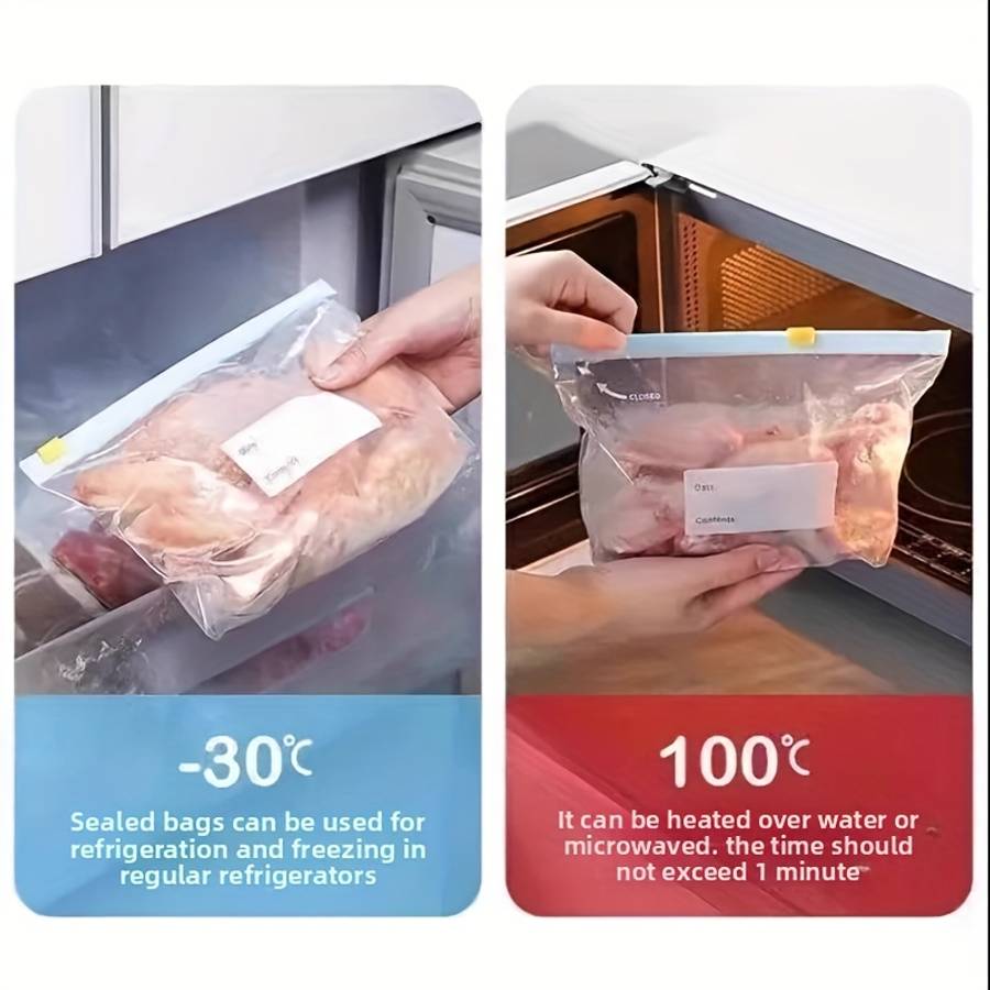 Food Storage Bags Items Zipper Freshkeeping Bag