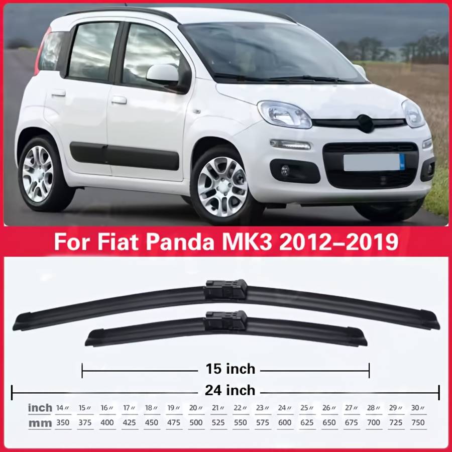 Windshield Wipers Color For Fiat Panda Mk3 2012 2019