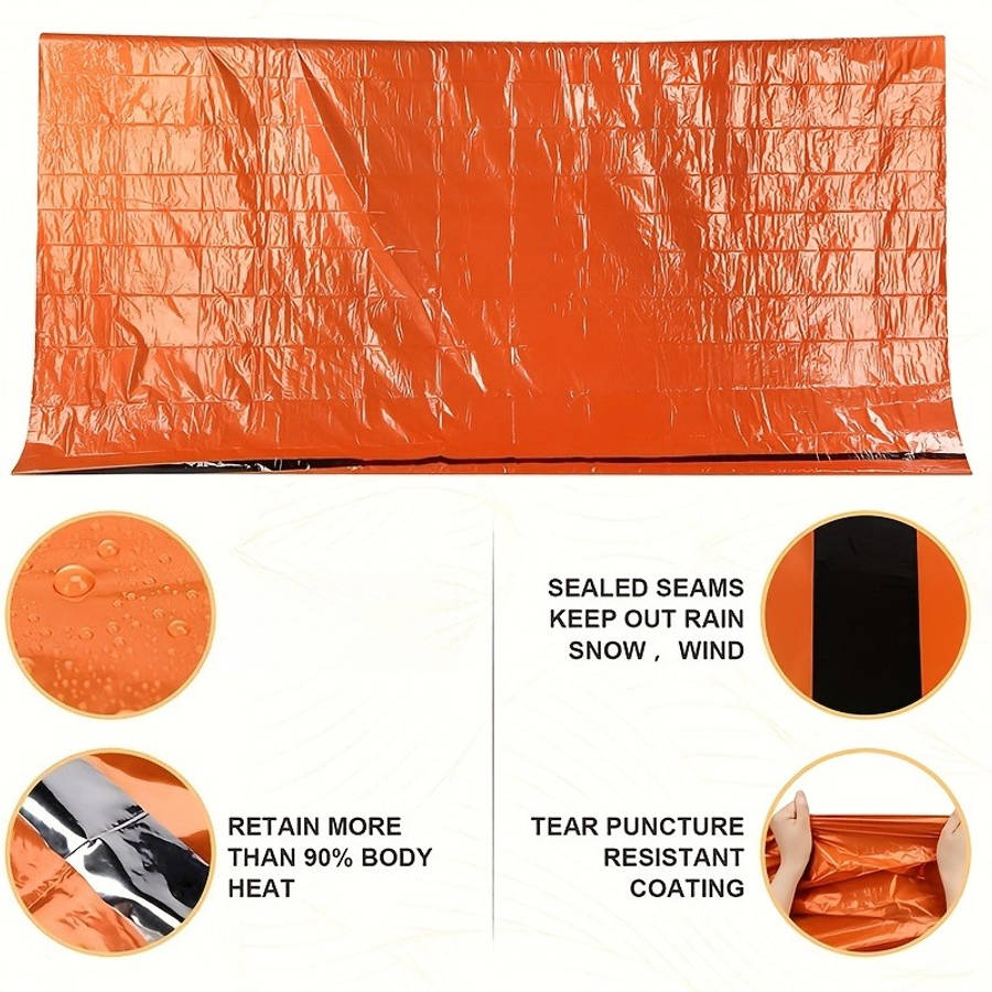 Premium 1 Tent 1 Sleeping Bag Combo Set Orange Sleeping Bag Outdoor Hiking Tent