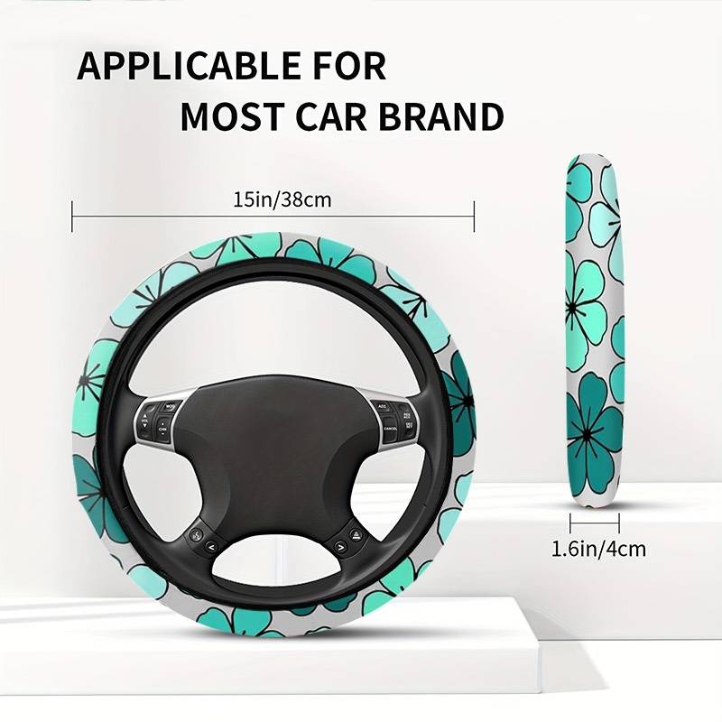 Car Steering Wheel Cover 38X38 Style Digital Printing