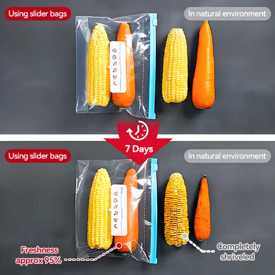 Food Storage Bags Color 4 Large  5 Medium  4 Small  13 Pieces