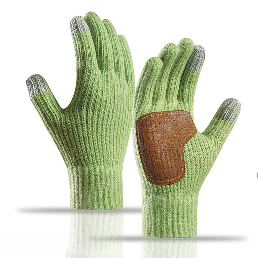 Gloves Color Green