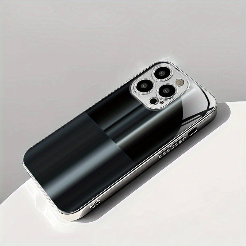 1Pc Silvery For iPhone 7 Plus 8 Plus Business Reflective Phone Case
