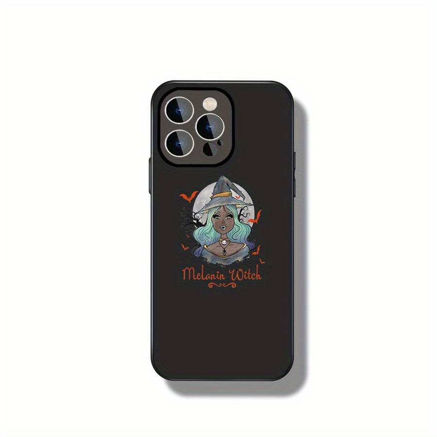 1Pc Black For iPhone 15 Melanin Witch Phone Case