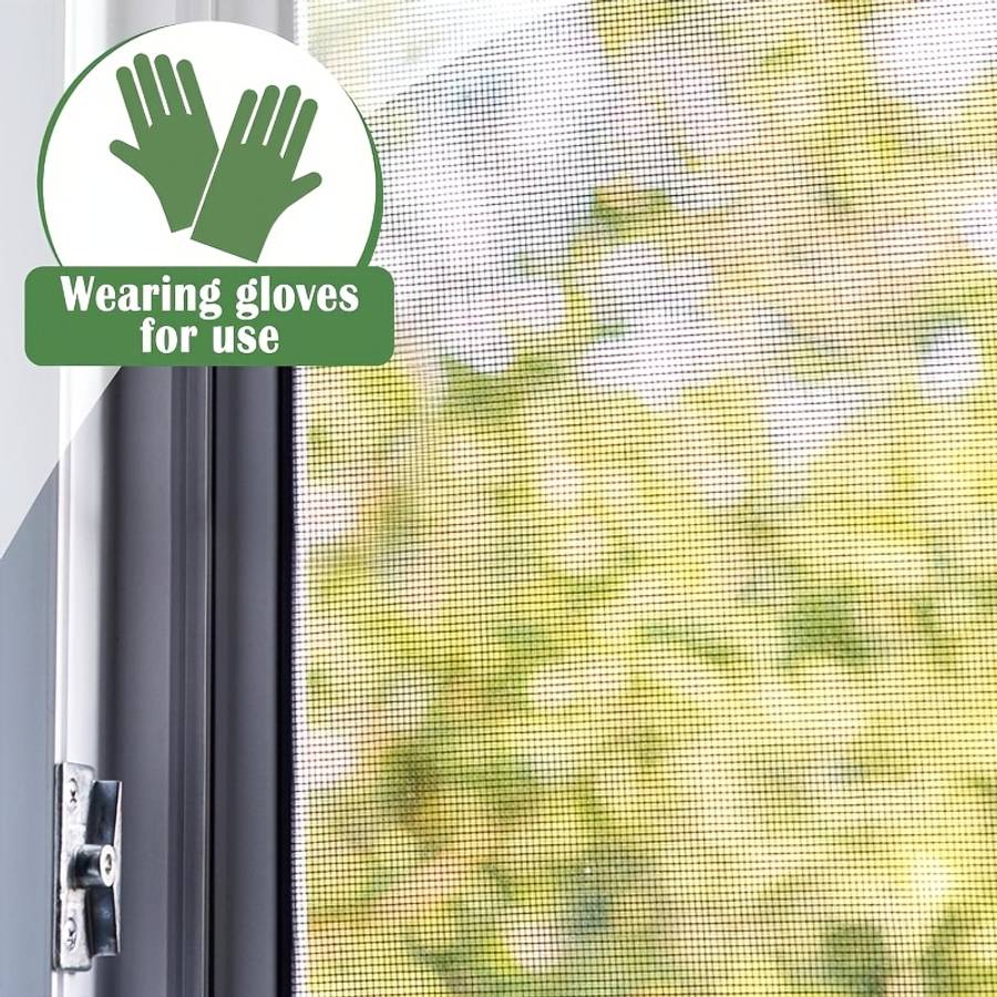 Mosquito Screens For Doors And Windows Grey Size 2Pcs