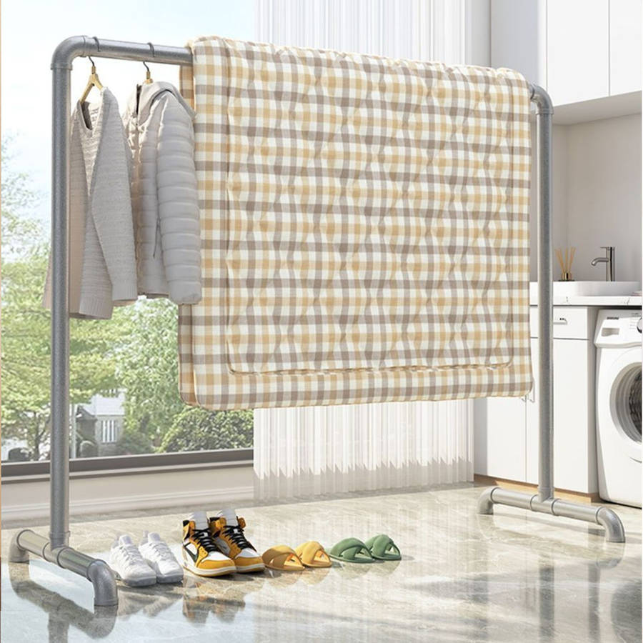 Clothes Rack Metal Coat Hanger Size 1 Meter In Length And 1.2 Meters In Height