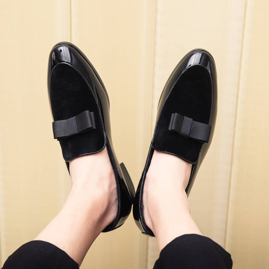 Mens Leather Shoes Color Black Sizeuk 8.5
