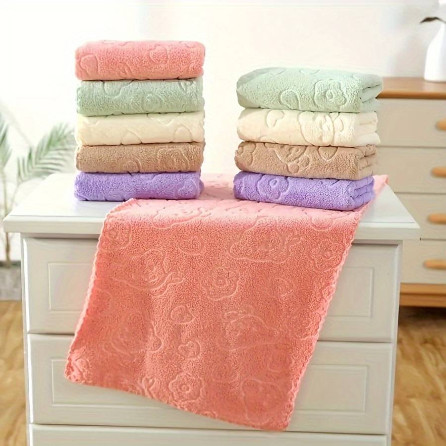 Towel Color Random 5 Pieces Sizescouring Pad
