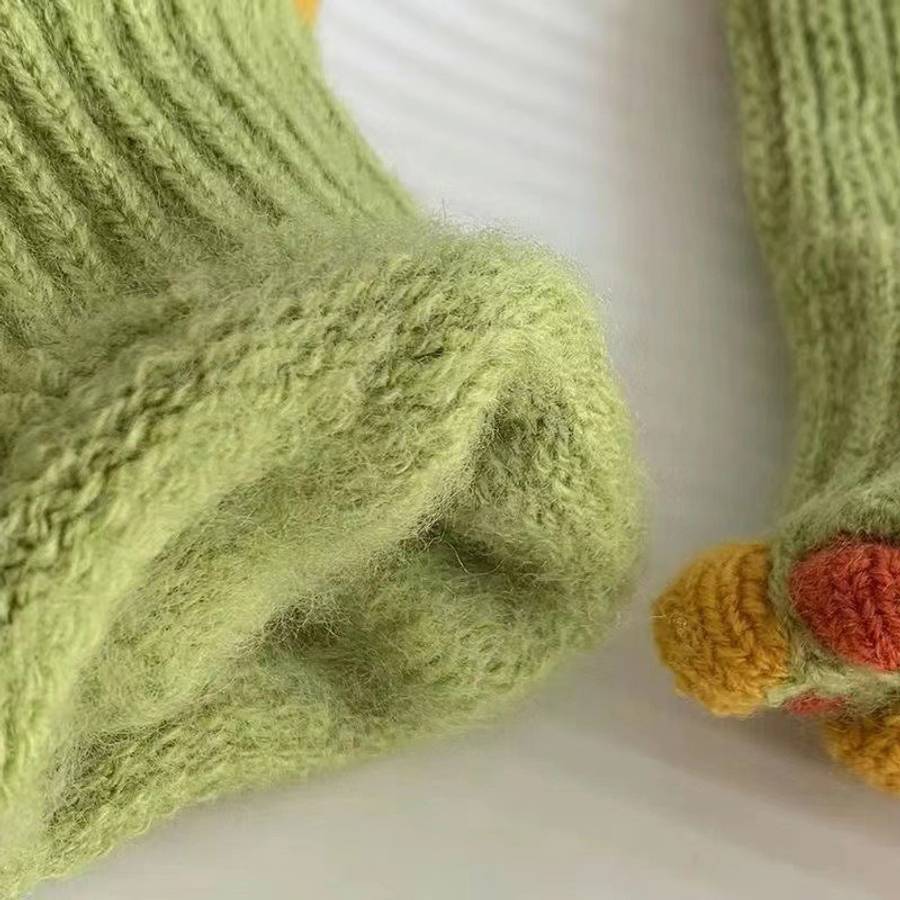 Gloves Color Green Sugar Beans