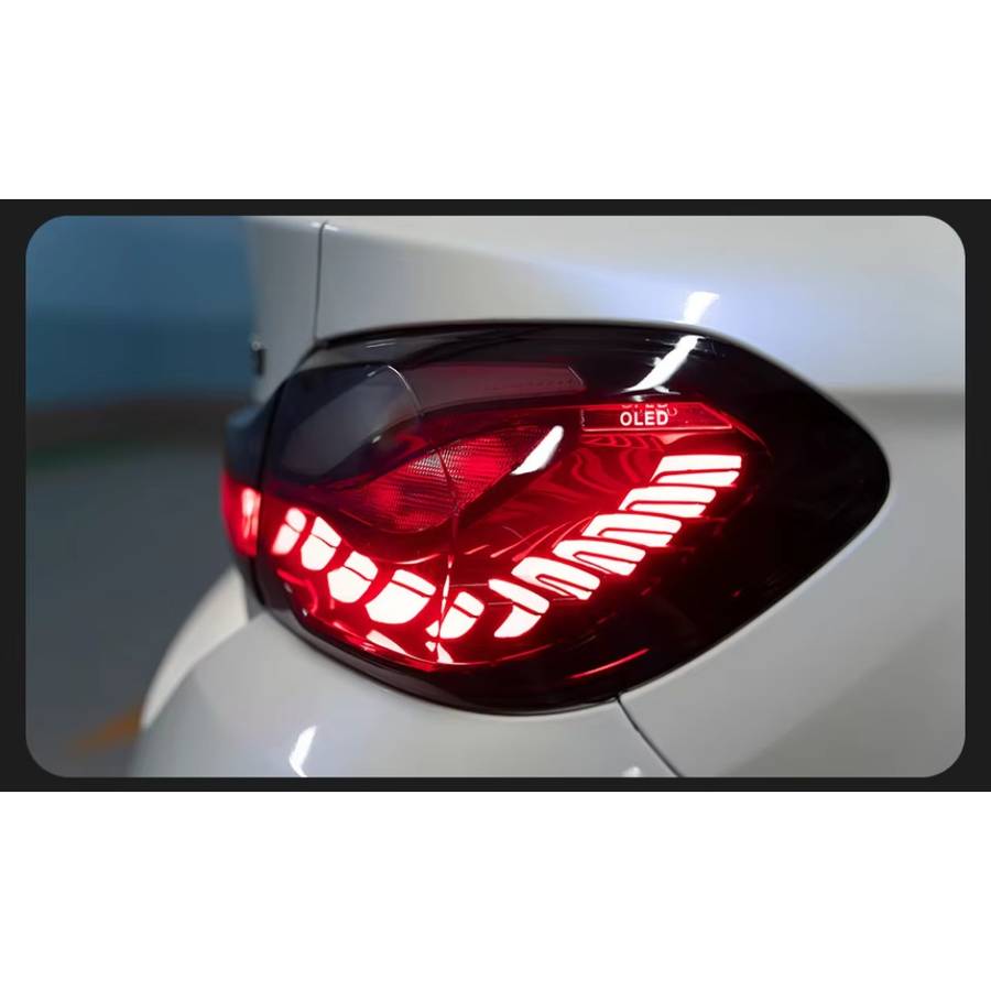 Car Lights Color Red Lens 1Pair
