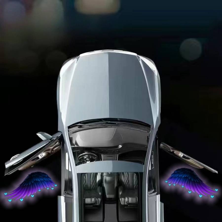 Car Lights Color Black Purple Quantity 2Pcs