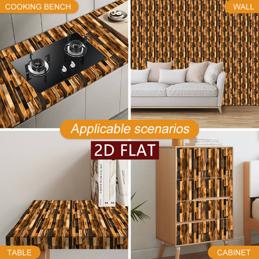 Self Adhesive Floor Stickers 5.91X5.91Inch15X15Cm 10Pcs