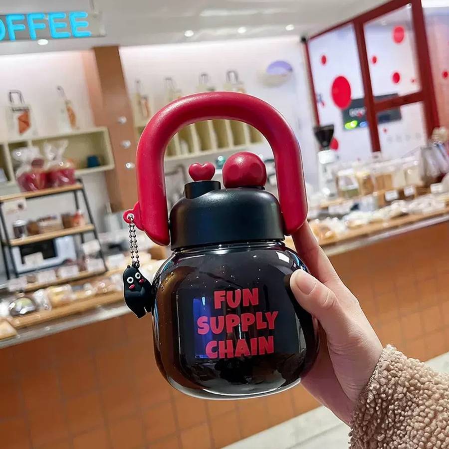 Water Cup Color Black Red Capacity800Ml