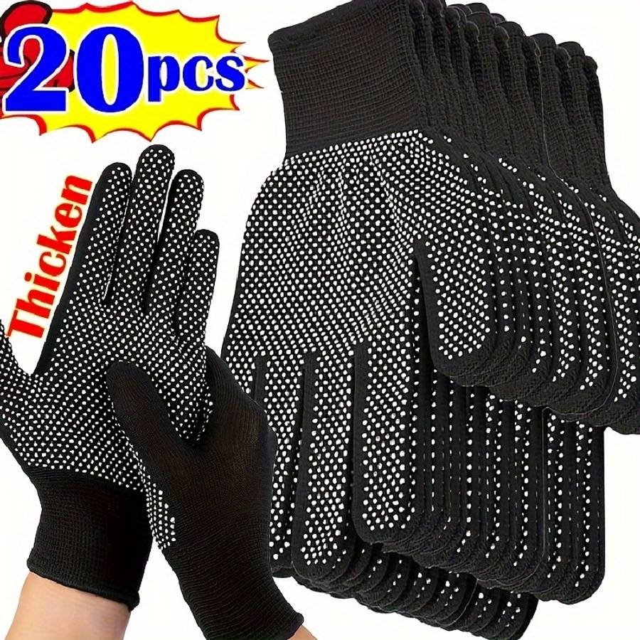 Work Gloves Color Grey Size 10 Pieces  5 Pairs