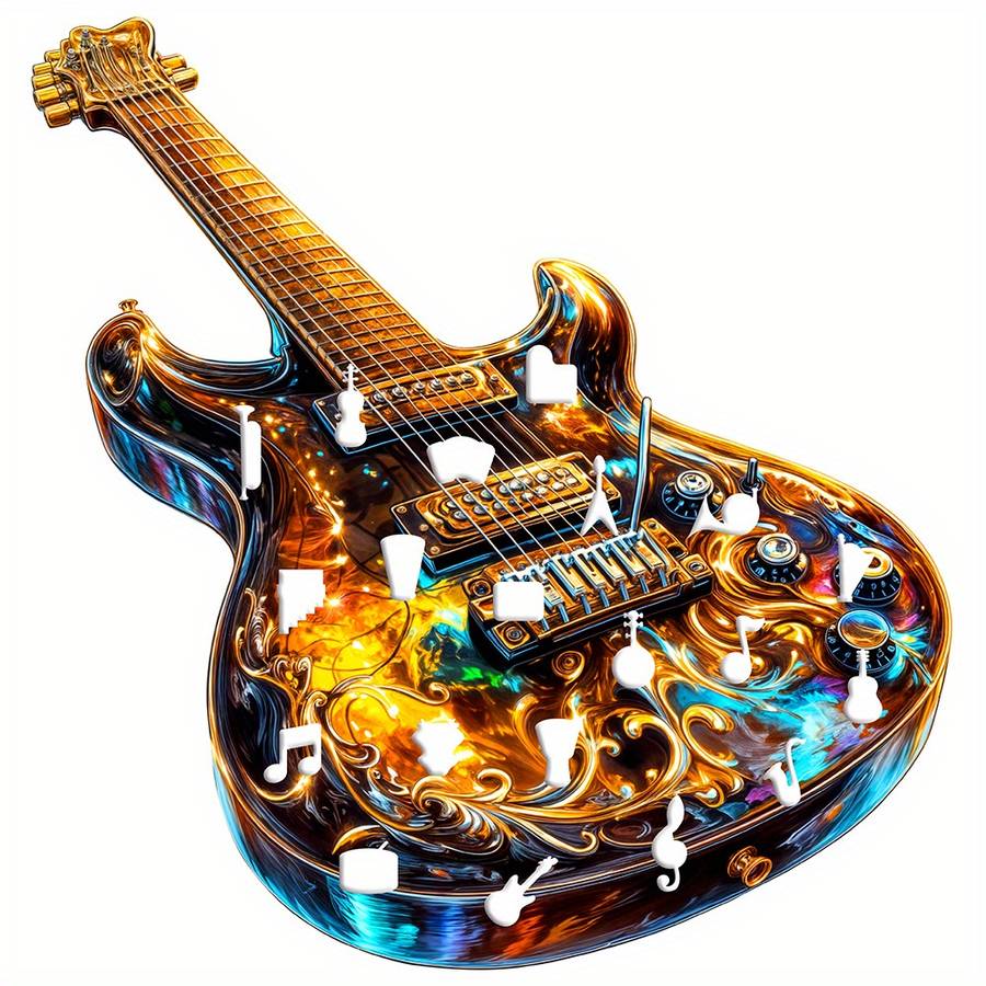 3D Puzzle Musical Instrument Model Size A5 15Cm*5.9Inch
