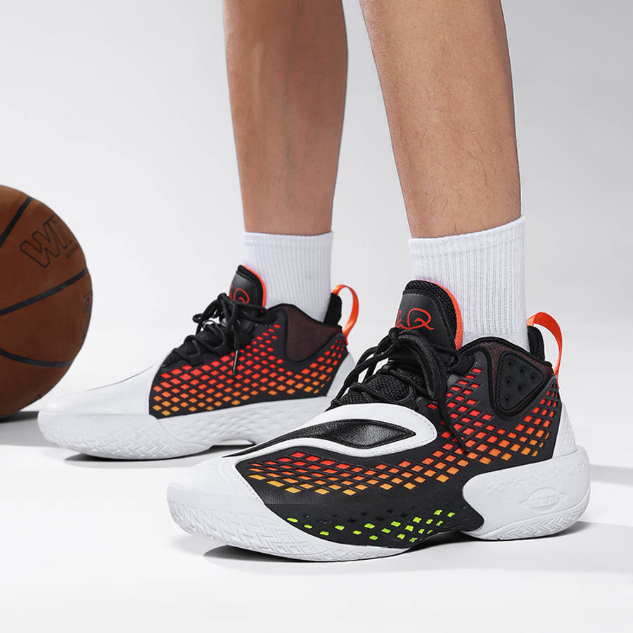 Basketball Shoes Color Black And White Sizeuk 8.5