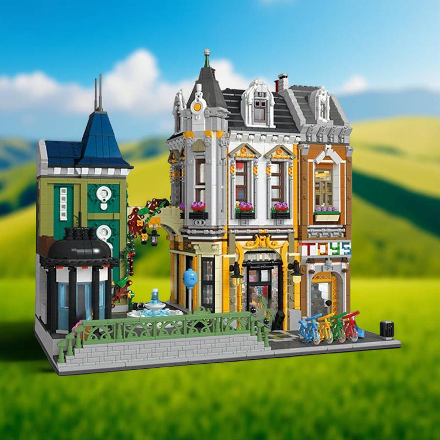 Building Toy Architectural Model Toy Set Style Jx 89112
