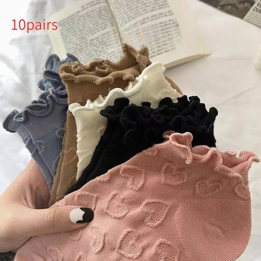 Women S Socks Color Random 10 Pairsmixed Colors Size Onesize