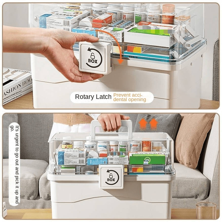 Antibacterial Box Ivory White Big Mac 38*21.5*27.5Cm