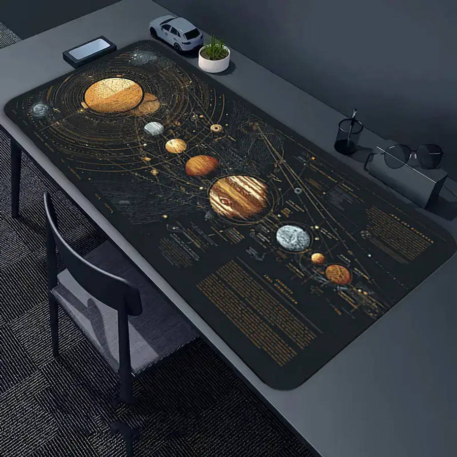 Exquisite MicroTextured Starry Universe Desk Planet Gaming For Office Desk