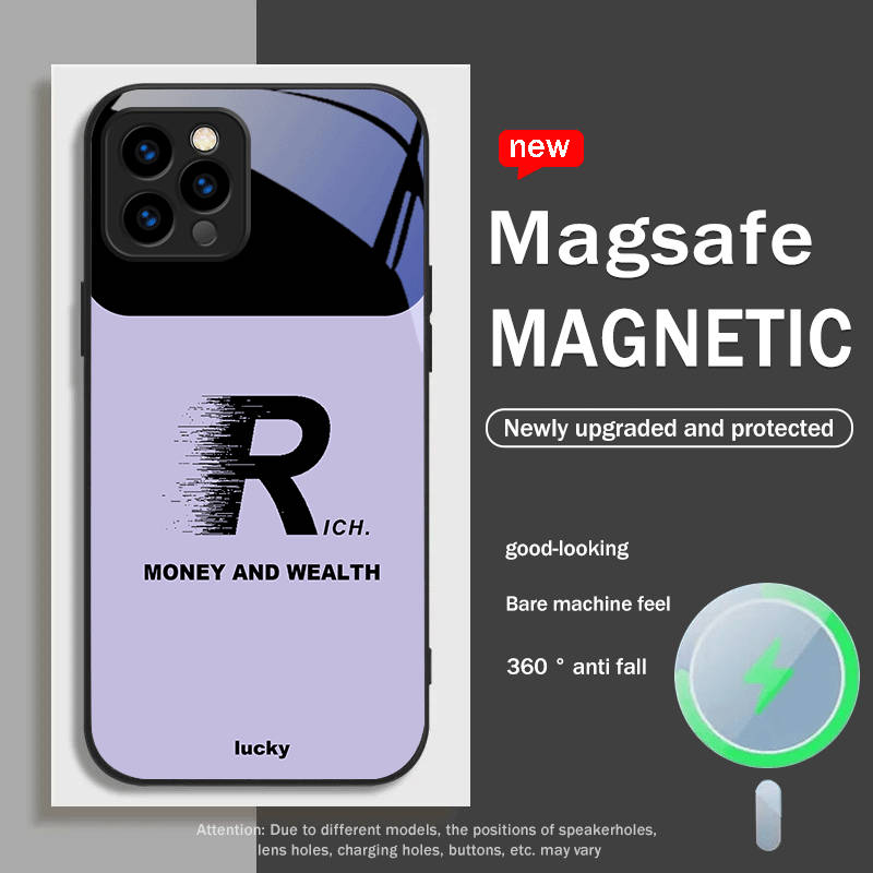 1Pc Mixed Color For iPhone SE 4 Letter R Pattern Phone Case