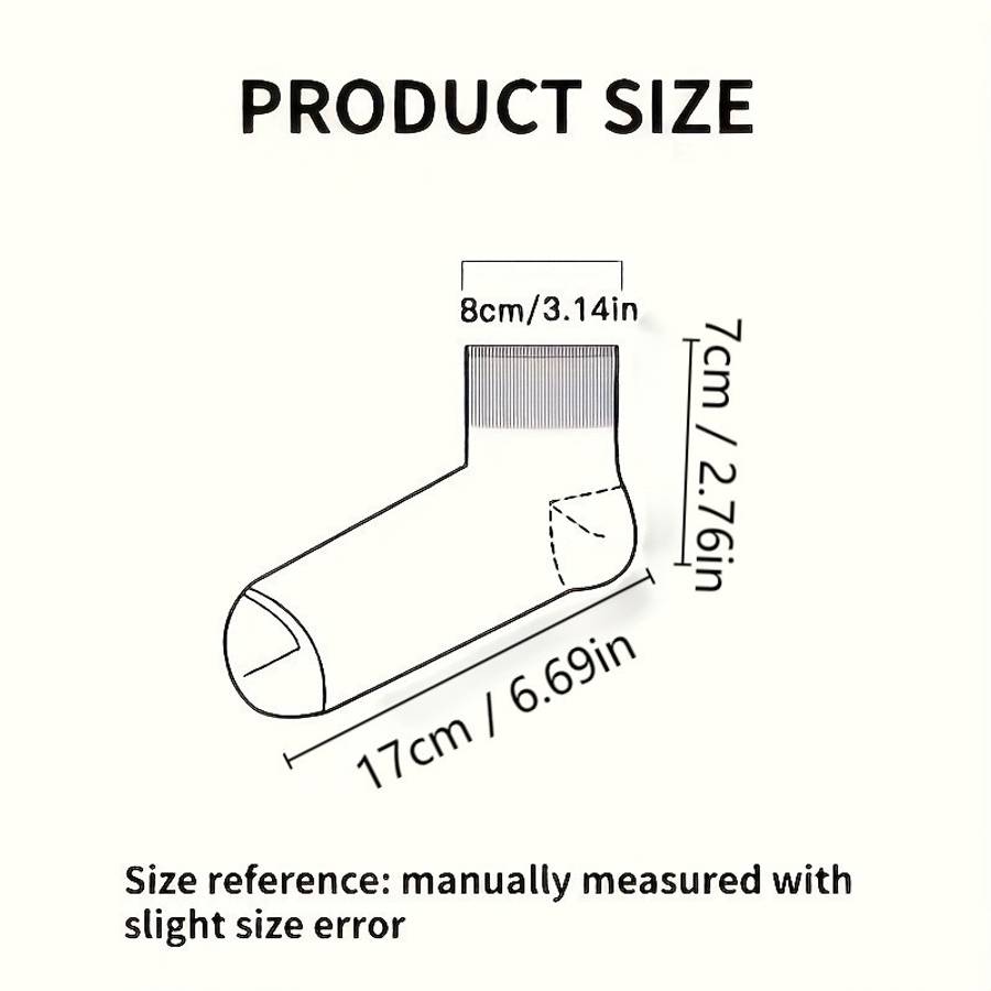 Women S Socks Color Mixed Color5 Pairs Size Onesize