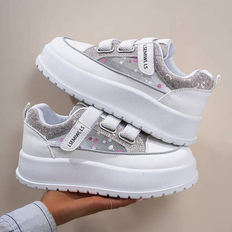 Women S Sneakers Color White Blue Sizeuk 6