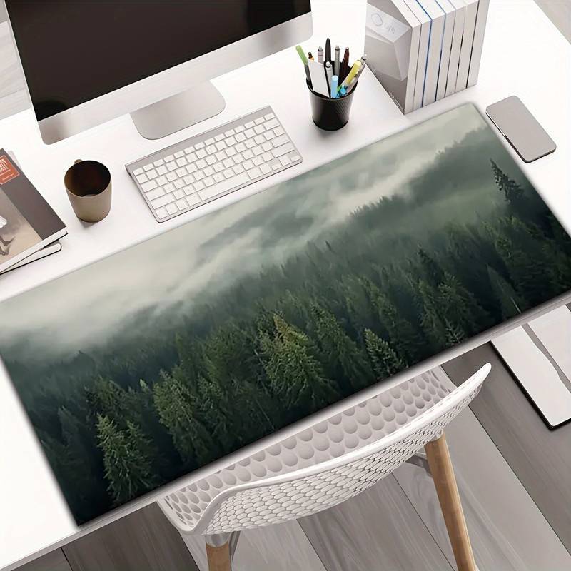 Mouse Pad Size 1Pc Lush Forest 40X90Cm