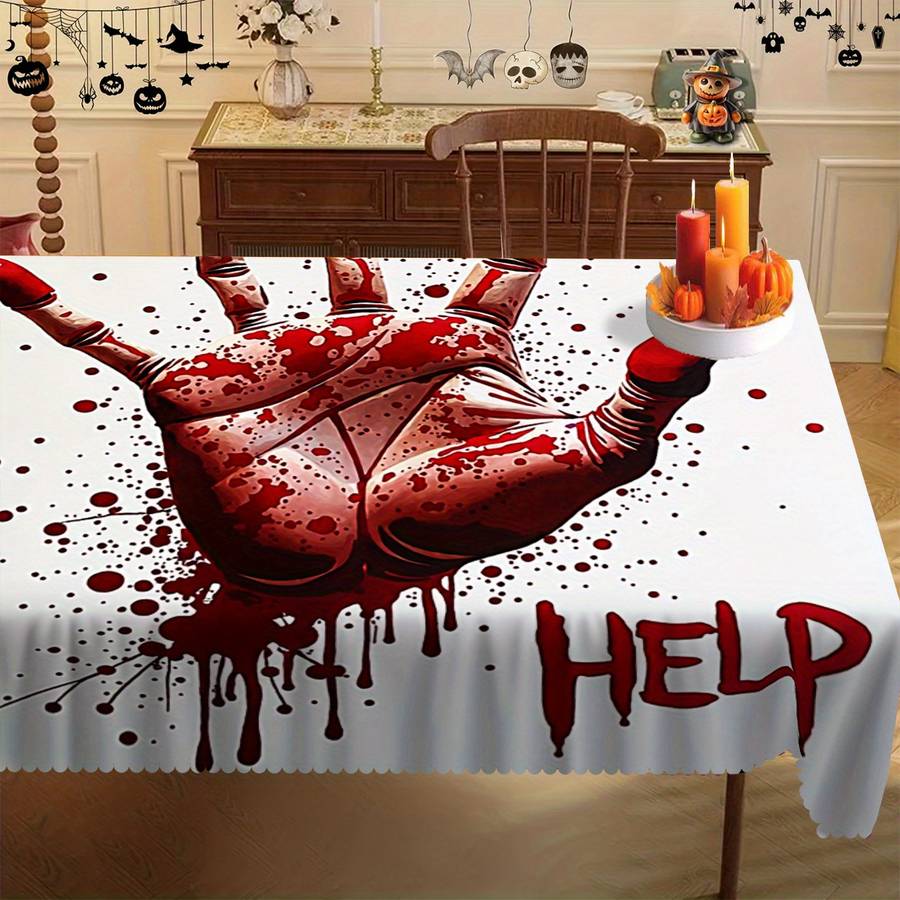 Halloween tablecloth decoration size 60inch x 120inch 152cm x 305cm or rectangular