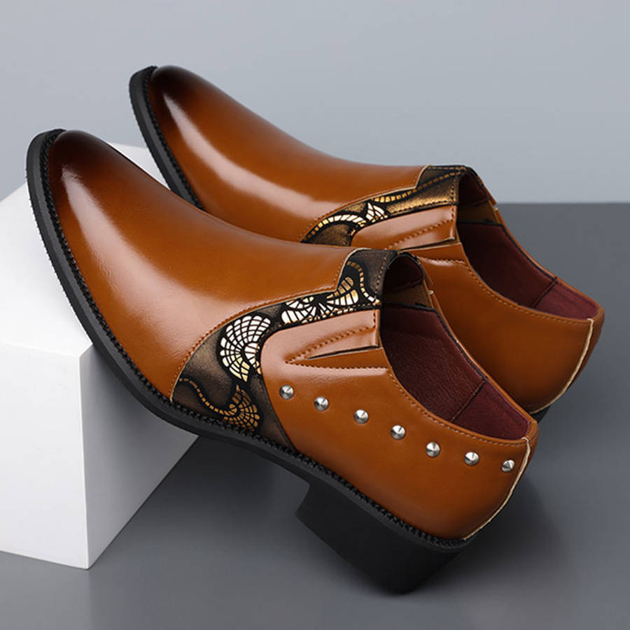 Mens Leather Shoes Color Brown Sizeuk 10