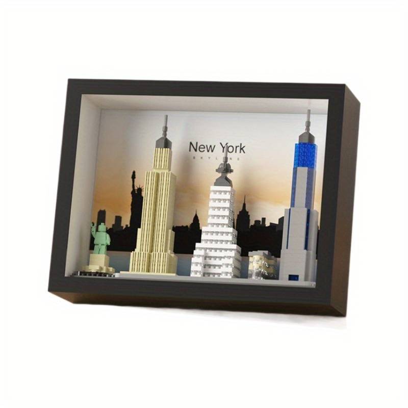Building Toy Architectural Model Toy Set Color Paris Skyline