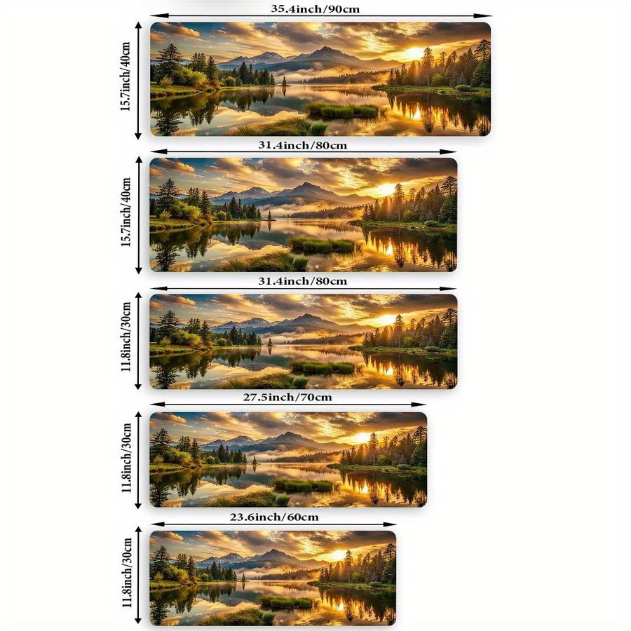 Mouse Pad Size 15.7X35.4Inch