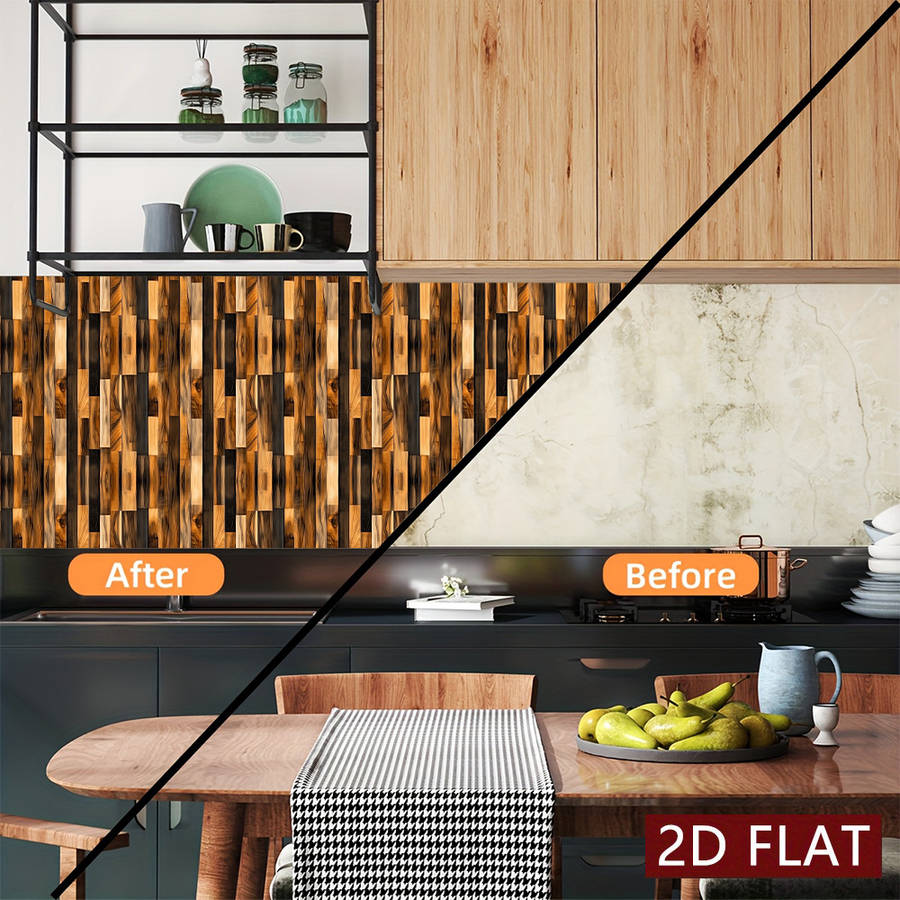 Self Adhesive Floor Stickers 5.91X5.91Inch15X15Cm 10Pcs